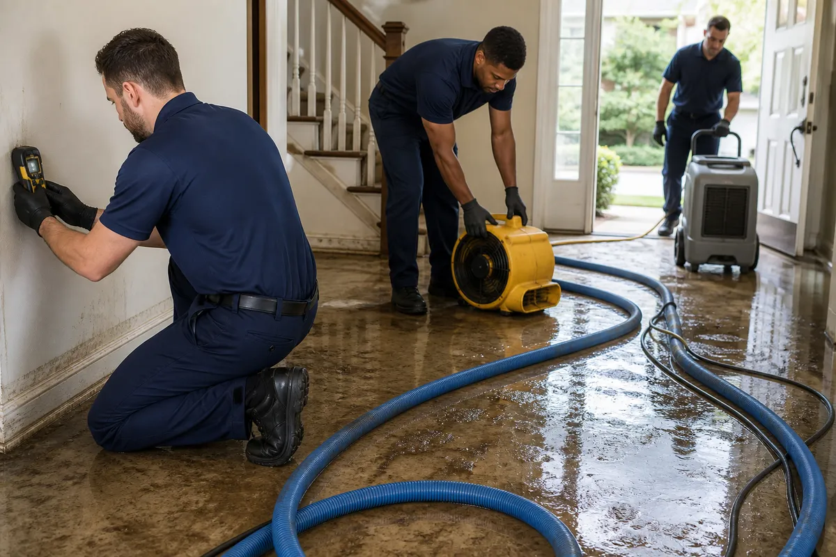 DryMark Restoration Oceanside crew at work in Oceanside, CA
